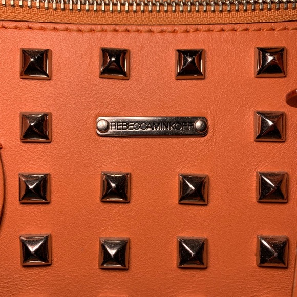 REBECCA MINKOFF STUDDED LEATHER TOTE *seen on PLL* - Picture 5 of 8